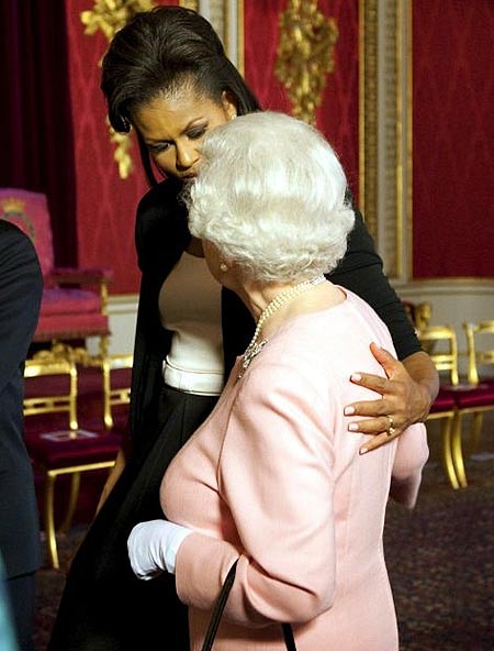 Michelle Obama e a Rainha